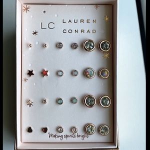 Lauren Conrad Rose Gold Study Earrings
